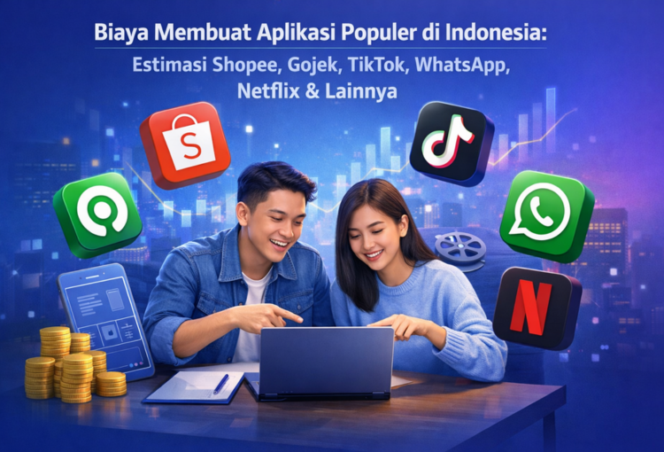Biaya Membuat Aplikasi Populer di Indonesia: Estimasi Shopee, Gojek, TikTok, WhatsApp, Netflix & Lainnya